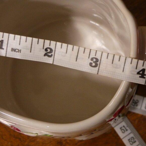 Rae Dunn, Kate Spade ceramic Cherry on Top mug and matching kitchen towel - Picture 6 of 11